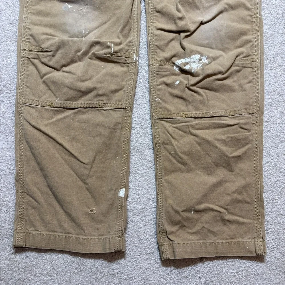 Carhartt Pants Mens 34x32 Tan Rugged Flex Relaxed Fit Work Carpenter Utility - Picture 13 of 16